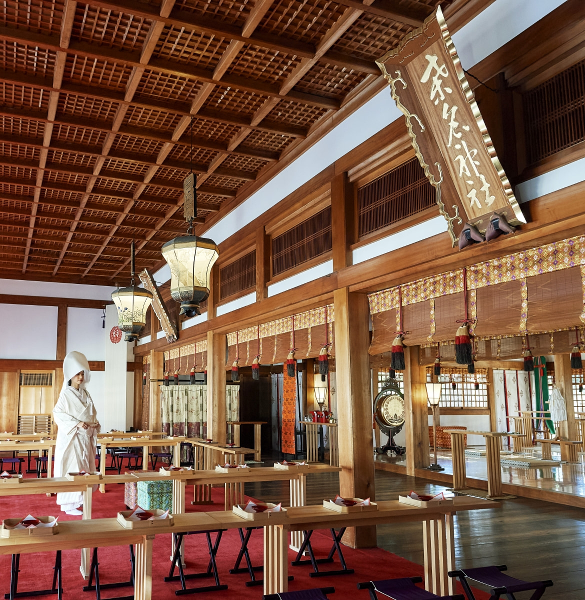 春日神社の神前式のスマホ用メイン画像